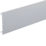 Hager BR7013027035 Brüstungskanal-Oberteil zu BR mit Oberteil 100mm aus PVC lichtgrau 2 Meter 
