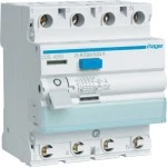 Hager CDS425D FI-Schutzschalter Fehlerstromschutzschalter 4-polig 6kA 25A 30mA Typ A QuickConnect 