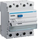 Hager CFA463D FI-Schutzschalter Fehlerstromschutzschalter 4-polig 6kA 63A 300mA Typ A 
