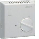 Hager EK053 Raumthermostat Bimetall mit Schließerkontakt und LED 