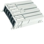 Hager G8366 Sammelpunkt Energie 6 Ausgangsbuchsen 3-polig Stecksystem Wieland schwarz 