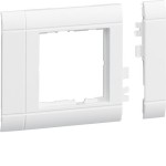 Hager GR0800B9010 Rahmenblende modular ZS 50 Oberteil 80 halogenfrei reinweiß 