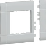 Hager GR1000A7035 Rahmenblende modular BRH ZS 55 Oberteil 100 halogenfrei lichtgrau 