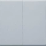 Hager GW2BLAN Wippe 2-fach für Schalter/Taster, für Rahmenblende 55, hfr, lack alu 