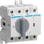 Hager HAC408 Lasttrennschalter 4polig 80A für Hutschiene oder Montageplatte 