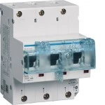 Hager HTN316C Dreipoliger selektiver Leitungsschutzschalter (SLS, Hauptsicherungsautomat) mit Cs-Charakteristik und 16A Nennstrom. 