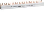 Hager KDN263A Phasenschiene 2-polig mit Gabelanschluss 10mm² 63A 12TE 