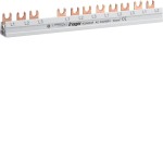 Hager KDN363F Phasenschiene 3-polig mit Gabelanschluss 10mm² 63A 12TE 