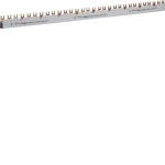 Hager KDN383B Phasenschiene 3-polig mit Hilfsschalter Gabelanschluss 16mm² 80A 48TE 