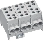 Hager KH35L3 Hauptleitungsabzweigklemme 3polig 2x35mm²-2x25mm² je Pol IP20 Farbe: Grau 