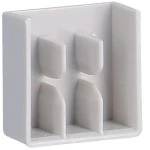 Hager KZN030 Endkappe für Phasenschiene 3-polig 10 Stück 