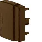 Hager LFF600668014 Endstück einstellbar schnittkaschierend halogenfrei zu LF 30,40,60x60mm braun 