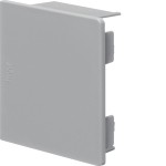 Hager M54437030 Endstück aus PVC zu Leitungsführungskanal LF 60x60mm steingrau 