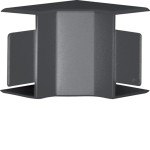 Hager M61819011 Inneneck aus Kunststoff halogenfrei zu Kanalsytem LF 30x45mm graphitschwarz 