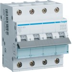 Hager MCN401 Leitungsschutzschalter 4-polig 6kA C-Charakteristik 1A 4TE 