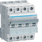 Hager NCN663 Leitungsschutzschalter 3P+N 10kA/15kA C-63A 4TE 