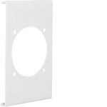 Hager R86829016 Blende CEE-Steckdose 60er Befestigungsspur PVC zu FB Oberteil 150mm verkehrsweiß 