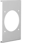 Hager R86837030 Blende CEE-Steckdose 70er Befestigungsspur PVC zu FB Oberteil 150mm steingrau 