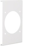 Hager R86839016 Blende CEE-Steckdose 70er Befestigungsspur PVC zu FB Oberteil 150mm verkehrsweiß 