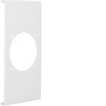 Hager R86849016 Blende CEE-Steckdose 60er Befestigungsspur PVC zu FB Oberteil 190mm verkehrsweiß 