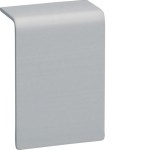 Hager SL200557D1 Schnittkaschierung halogenfrei zu Sockelleistenkanal SL 20x55mm Dekor Aluminium 