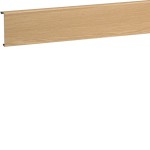Hager SL200802D5 Sockelleistenkanal-Oberteil PVC zu SL 20x80mm Dekor Eiche 2 Meter 
