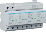 Hager SPA801 Kombiableiter T1+T2 4P Uc 350V Iimp 25kA Up 1,5kV TNS/TT Fernmeldekontakt 