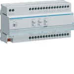 Hager TXM632C Rollladen-/Jalousieaktor 12-fach KNX easy 230V 