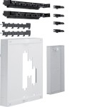 Hager UE21A7 Baustein univers N 300x250mm für 1 NH00-Unterteil 4-polig auf Sammelschienen 40mm 