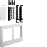 Hager UE22A4B Baustein univers N 300x500mm für 4 Trenner NH00 auf Sammelschienensystem 40mm 