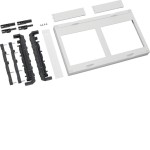 Hager UE22E4B Baustein univers N 300x500mm für 4 Trenner NH00 auf Sammelschienensystem 60mm 