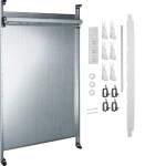 Hager UF22NW Komplettfeld Multimedia universZ 900mm 2-feldig ohne Patchmodule 