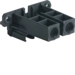 Hager UZ04A1 Haubenturm doppelt universZ niedriges Niveau mit Schrauben 