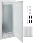 Hager VH48WWV Multimediaverteiler für Homeway Hohlwand 4-reihig geschlitzte Kunststofftür 