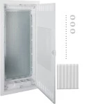 Hager VU48MMV Multimediaverteiler für Homeway Unterputz 4-reihig geschlitzte Stahlblechtür 