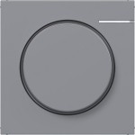 Hager WAC7061TA Zentralstück für Drehdimmer, vernetzbar, A.x/C.x, titan metallisch 