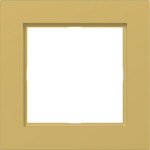 Hager WAD6100C08 Rahmen 1fach, A.1, gold, metallisch 