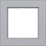 Hager WAD6120TA LED-Rahmen 1fach, A.1, titan metallisch, lackiert 