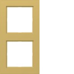 Hager WAD6200C08 Rahmen 2fach, A.1, gold, metallisch 