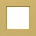 Hager WAD8100C08 Rahmen 1fach, A.8, gold, metallisch 