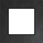 Hager WAD8120X11 LED-Rahmen 1fach, A.8, slate stone, geflammter Schiefer 