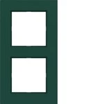 Hager WAD8200C07 Rahmen 2fach, A.8, jade, halbglänzend 
