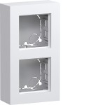 Hager WAD8211WM Gehäuse 2fach, flache Ausführung, AP, A.8, lichtweiß matt 