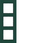 Hager WAD8300C07 Rahmen 3fach, A.8, jade, halbglänzend 