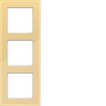 Hager WAD8300X01 Rahmen 3fach, A.8, gilded glass, Hochglanzglas 