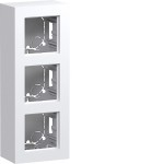Hager WAD8310WM Gehäuse 3fach, hohe Ausführung, AP, A.8, lichtweiß matt 