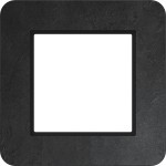 Hager WAD9100X11 Rahmen 1fach, C.8, slate stone, geflammter Schiefer 