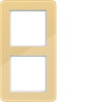 Hager WAD9200X01 Rahmen 2fach, C.8, gilded glass, Hochglanzglas 