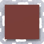 Hager WAF1001C05 Blindverschluss mit Zentralstück, Ax/Cx, carmin, halbglänzend 
