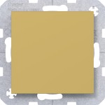 Hager WAF1001C08 Blindverschluss mit Zentralstück, Ax/Cx, gold, metallisch 